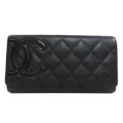 Chanel Vintage Pre-owned Laeder plnbcker Black, Dam