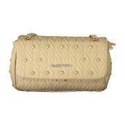 Valentino by Mario Valentino Beige Axelväska med Kedja Beige, Dam