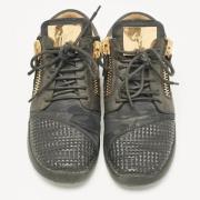 Giuseppe Zanotti Pre-owned Pre-owned Tyg sneakers Gray, Dam