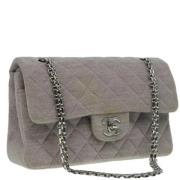 Chanel Vintage Pre-owned Bomull handvskor Purple, Dam