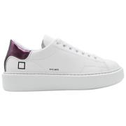 D.a.t.e. Spegel Vit Lila Sneakers White, Dam