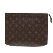 Louis Vuitton Vintage Pre-owned Canvas necessrer Brown, Dam