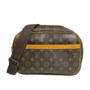 Louis Vuitton Vintage Pre-owned Canvas axelremsvskor Brown, Dam