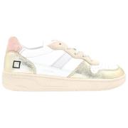 D.a.t.e. Laminerad Vit Platinum Court Sneakers Multicolor, Dam