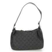 Gucci Vintage Pre-owned Canvas gucci-vskor Black, Dam