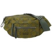 Gucci Vintage Pre-owned Nylon gucci-vskor Green, Dam