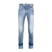 Dsquared2 Tvättad Skinny Denim Jeans Blue, Herr