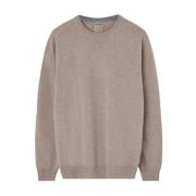 Woolrich Lambswool Crewneck Sweaters Beige, Herr