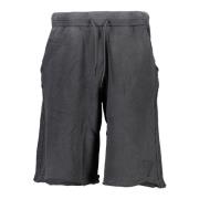 Guess Sportiga Bermuda Shorts med Kontrastdetaljer Black, Herr