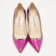 Manolo Blahnik Pre-owned Pre-owned Laeder klackskor Purple, Dam