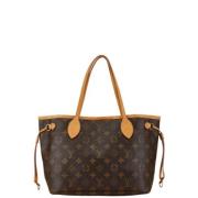 Louis Vuitton Vintage Pre-owned Canvas axelremsvskor Brown, Dam