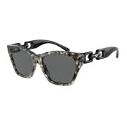 Emporio Armani Stiliga solglasögonssamling Black, Unisex