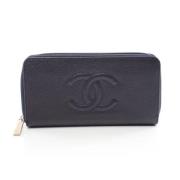 Chanel Vintage Pre-owned Tyg plnbcker Blue, Dam