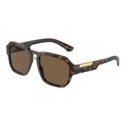 Dolce & Gabbana Stiliga solglasögon Dg4464 502/73 Brown, Unisex