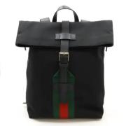 Gucci Vintage Pre-owned Canvas gucci-vskor Black, Dam