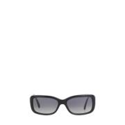 Chanel Vintage Pre-owned Tyg solglasgon Black, Dam