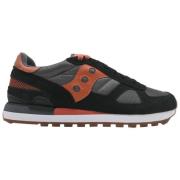 Saucony Svart/Grå Shadow Original Sneakers Multicolor, Herr