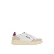 Autry Distressed Medalist Läder Sneakers White, Dam