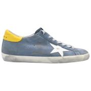 Golden Goose Powder Blue White Yellow Superstar Sneakers Blue, Herr