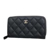 Chanel Vintage Pre-owned Laeder plnbcker Black, Dam