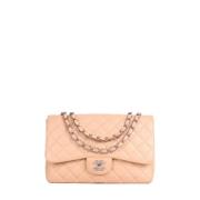 Chanel Vintage Pre-owned Laeder chanel-vskor Beige, Dam