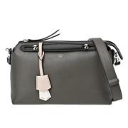 Fendi Vintage Pre-owned Laeder handvskor Gray, Dam