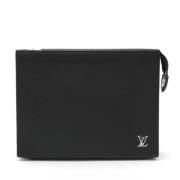 Louis Vuitton Vintage Pre-owned Laeder kuvertvskor Black, Dam