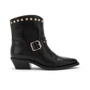 Carmens Studded Westernstövlar Black, Dam