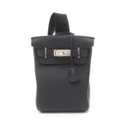 Hermès Vintage Pre-owned Laeder crossbodyvskor Black, Dam