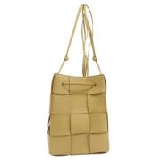 Bottega Veneta Vintage Pre-owned Laeder totevskor Beige, Dam