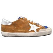 Golden Goose Blå Vit Stjärna Sneakers Brown, Herr