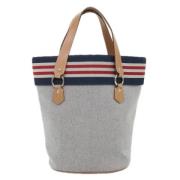 Burberry Vintage Pre-owned Canvas handvskor Gray, Dam