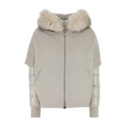 Moorer Pegaso dunjacka i kritpolyester White, Dam