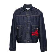 Vivienne Westwood Blå Denimrock med Orb Logo Blue, Herr