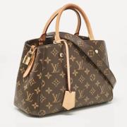 Louis Vuitton Vintage Pre-owned Canvas totevskor Brown, Dam