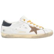 Golden Goose Vit Brun Stjärna Sneakers White, Herr