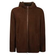 Lardini Stiliga Kappor Kollektion Brown, Herr