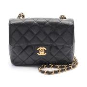 Chanel Vintage Pre-owned Laeder chanel-vskor Black, Dam