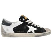 Golden Goose Superstar Svart Vit Stjärna Beige Sneakers Black, Dam