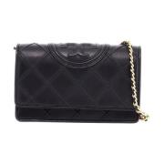 Tory Burch Diamantquiltad Crossbody-väska Black, Dam