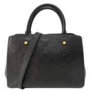 Louis Vuitton Vintage Pre-owned Laeder handvskor Black, Dam