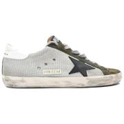 Golden Goose Superstar Silver Black Star Sneakers Multicolor, Herr