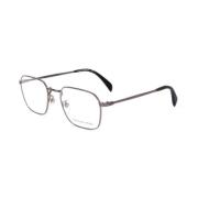 Eyewear by David Beckham Klassiska Svarta Solglasögon Gray, Unisex