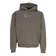 Karl Kani Signatur Essential Hoodie Sweatshirt Gray, Herr