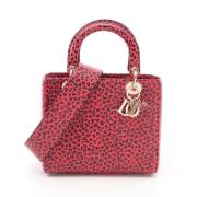 Dior Vintage Pre-owned Laeder dior-vskor Red, Dam