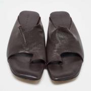 Bottega Veneta Vintage Pre-owned Laeder lgskor Brown, Dam