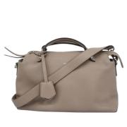 Fendi Vintage Pre-owned Laeder handvskor Beige, Dam