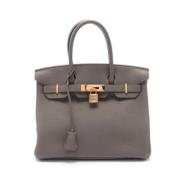 Hermès Vintage Pre-owned Laeder handvskor Gray, Dam