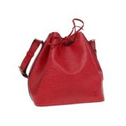 Louis Vuitton Vintage Pre-owned Tyg louis-vuitton-vskor Red, Dam