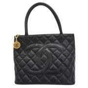 Chanel Vintage Pre-owned Laeder chanel-vskor Black, Dam